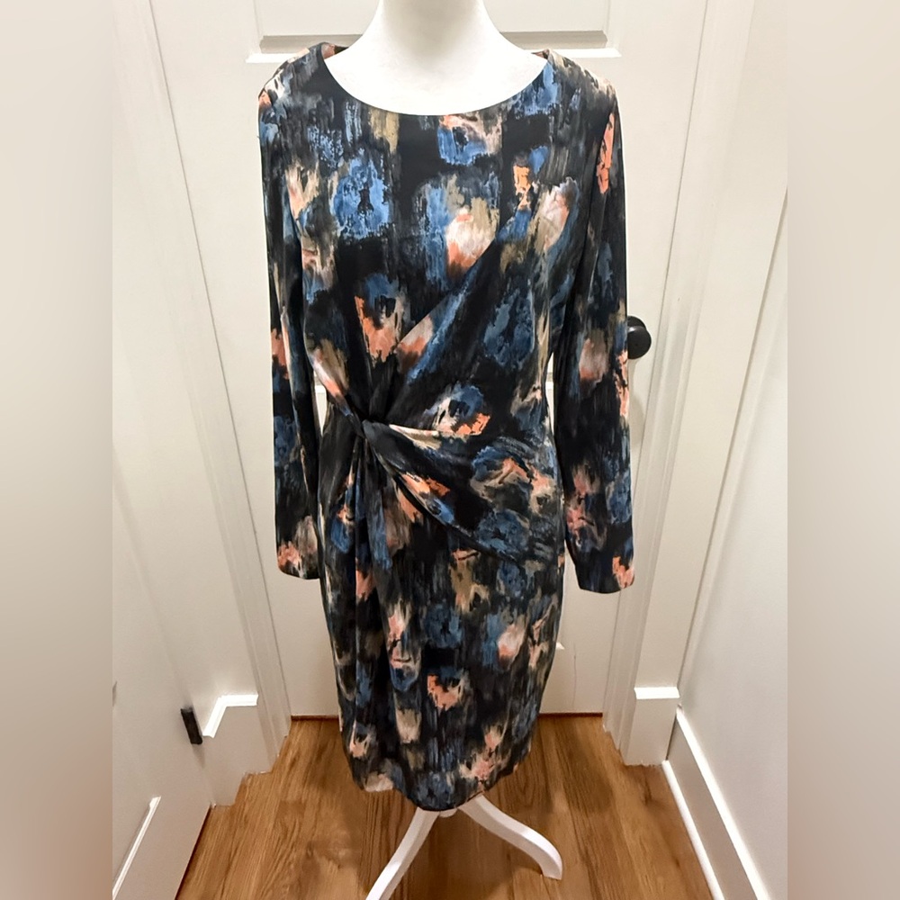 NYDJ. Gemma Melting Ikat Dress. Size 8.